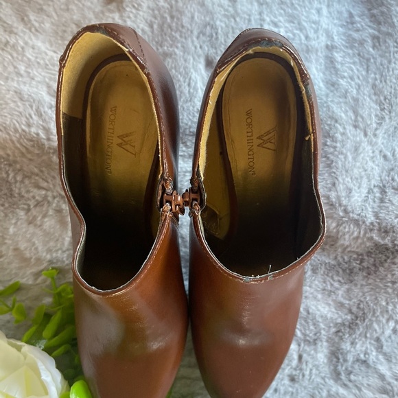 Elegant Brown Ankle Boots WORTHINGTON® - Picture 7 of 14